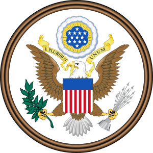 USA:s sigill (åtsidan)