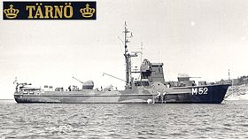 HMS Tärnö på Livräddningsövning västkusten 1975