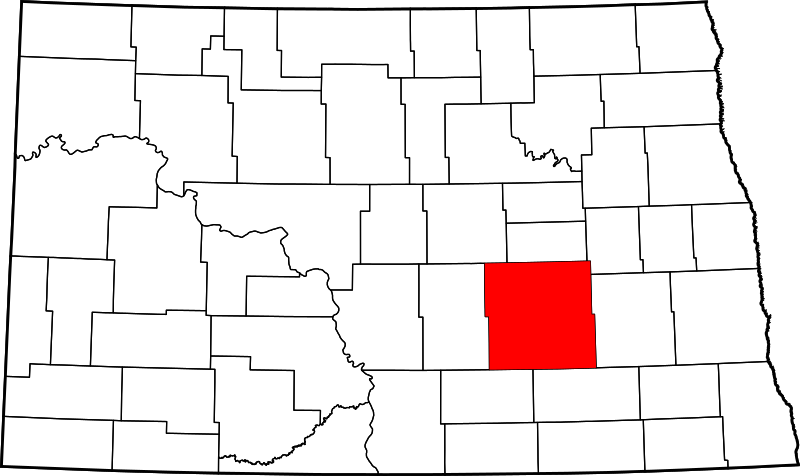 Fil:Map of North Dakota highlighting Stutsman County.svg
