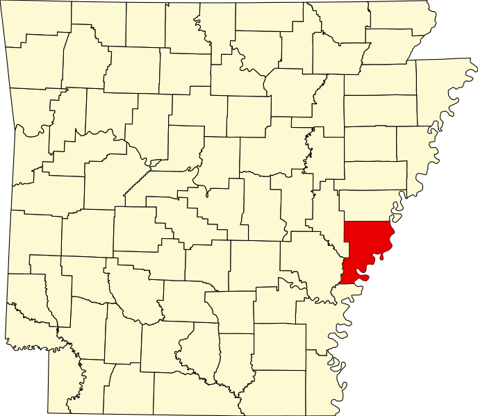 Fil:Map of Arkansas highlighting Phillips County.svg