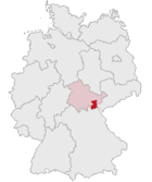 Saale-Orla-Kreis (mörkröd) i Tyskland