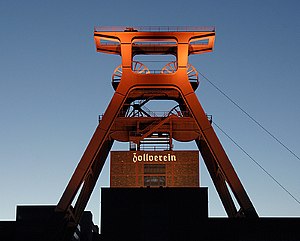 Zeche Zollverein uppfordringstornet.
