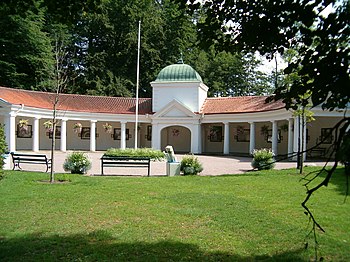Vattenpaviljongen i Ramlösa hälsobrunn.