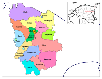 Lääne-Viru läns kommuner