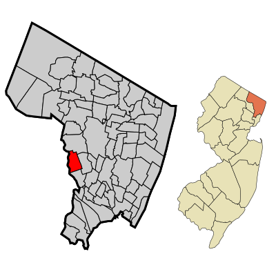 Fil:Bergen County New Jersey Incorporated and Unincorporated areas Elmwood Park Highlighted.svg