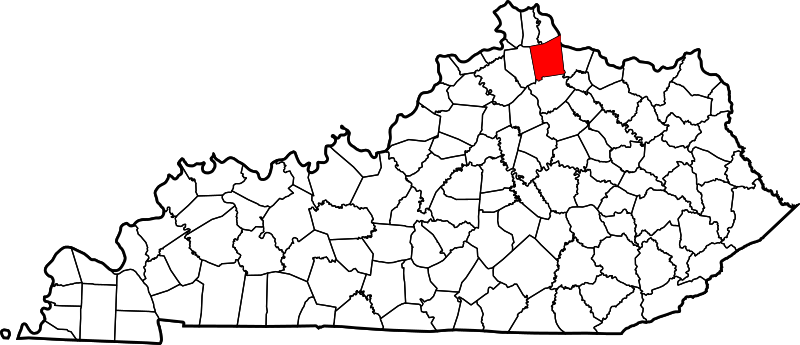Fil:Map of Kentucky highlighting Pendleton County.svg