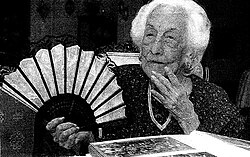 María Capovilla vid en ålder av 115 år 2005.