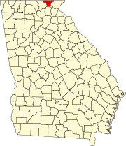 Fil:Map of Georgia highlighting Towns County.svg