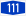 Bundesautobahn 111 number.svg