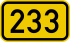Bundesstraße 233 number.svg