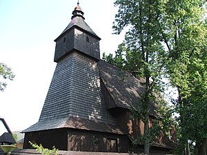 Romersk-katolska träkyrkan i Hervartov