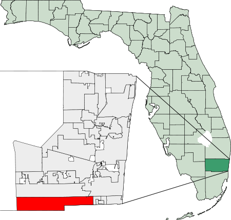 Fil:Map of Florida highlighting Miramar.svg