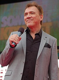 Christer Sjögren sjunger på Sommarkrysset i Stockholm 2008. Foto: Daniel Åhs Karlsson