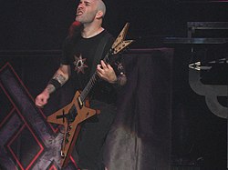 Scott Ian live med Anthrax 2005