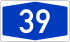 Bundesautobahn 39 number.svg