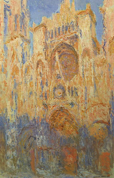 Fil:Claude Monet - Rouen Cathedral, Facade (Sunset).JPG