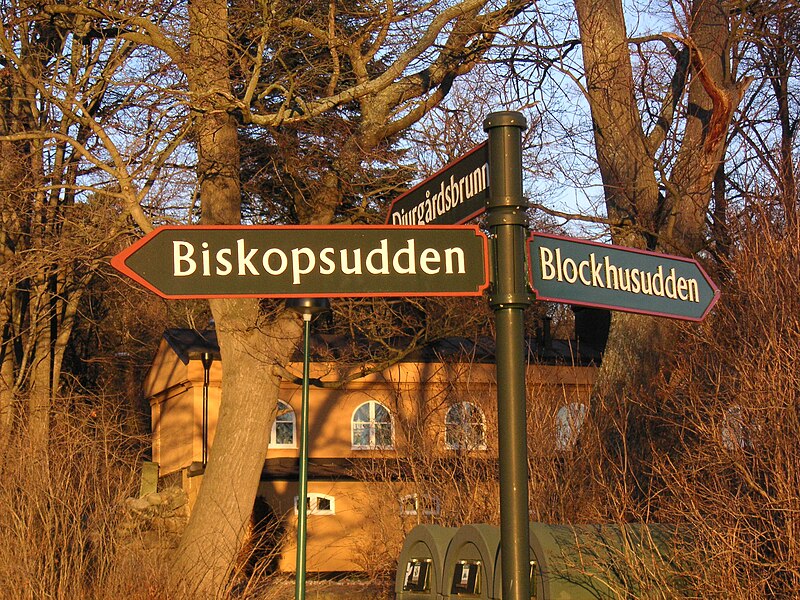 Fil:Biskopsudden sign.jpg