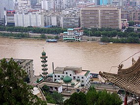 Gula floden i Lanzhou.