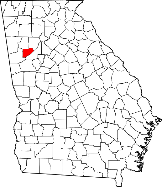 Fil:Map of Georgia highlighting Douglas County.svg