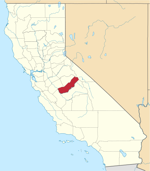 Fil:Map of California highlighting Madera County.svg