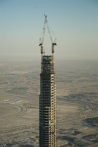 Fil:Burj dubai aerial closeup.jpg