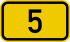 Bundesstraße 5 number.svg