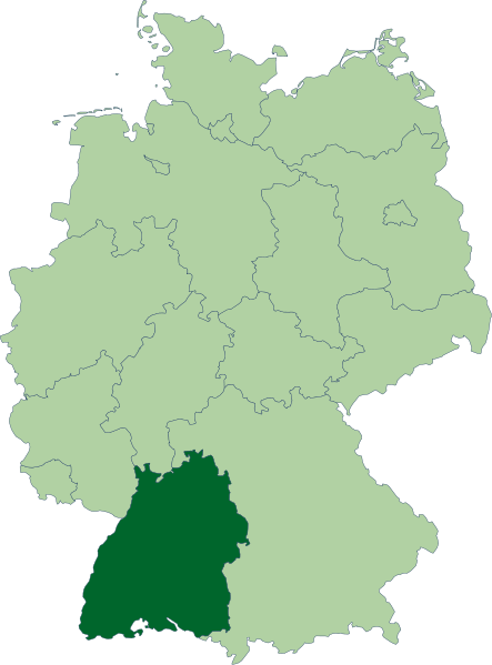 Fil:Deutschland Lage von Baden-Württemberg.svg