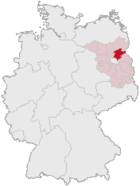 Landkreis Barnim (mörkröd) i Tyskland