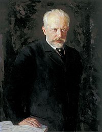Pjotr Tjajkovskij, målning av Nikolaj Kuznetsov.