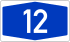 Bundesautobahn 12 number.svg