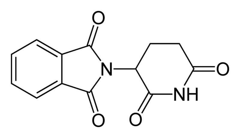 Fil:Thalidomide-2D-skeletal.png