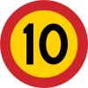 10-skylt, Swedish roadsign.svg