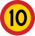 10-skylt, Swedish roadsign.svg