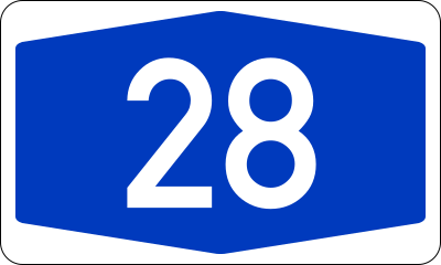 Fil:Bundesautobahn 28 number.svg