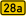 Bundesstraße 28a number.svg