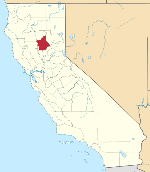 Fil:Map of California highlighting Butte County.svg