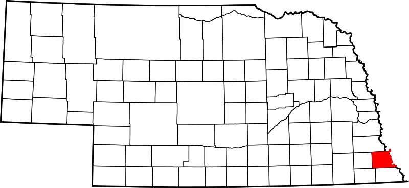 Fil:Map of Nebraska highlighting Nemaha County.svg