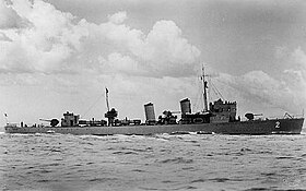 HMS Nordenskjöld med beteckningen 2 som hon fick senare.