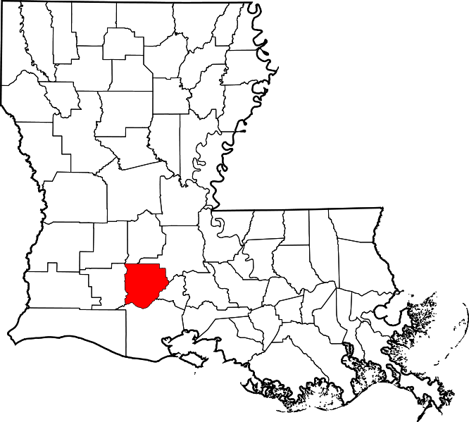 Fil:Map of Louisiana highlighting Acadia Parish.svg