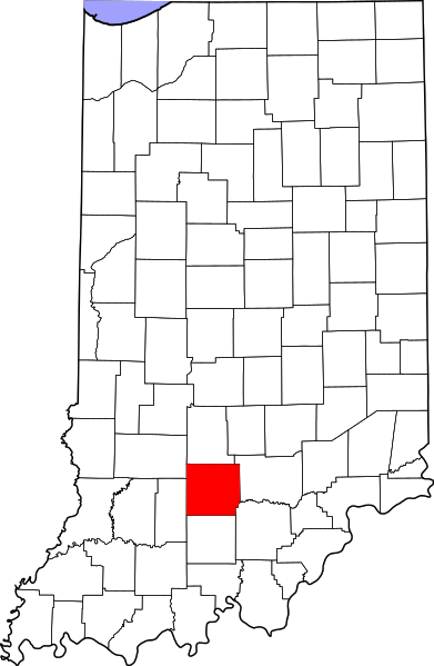Fil:Map of Indiana highlighting Lawrence County.svg