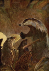 För exakt 100 år sedan publiceras Kenneth Grahames världsberömda barn- och ungdomsklassiker "Det susar i säven". Här ses bokens fyra huvudkaraktärer Råttan, Mullvaden, Grävlingen och Paddan.