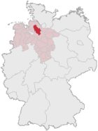 Landkreis Rotenburg (mörkröd) i Tyskland