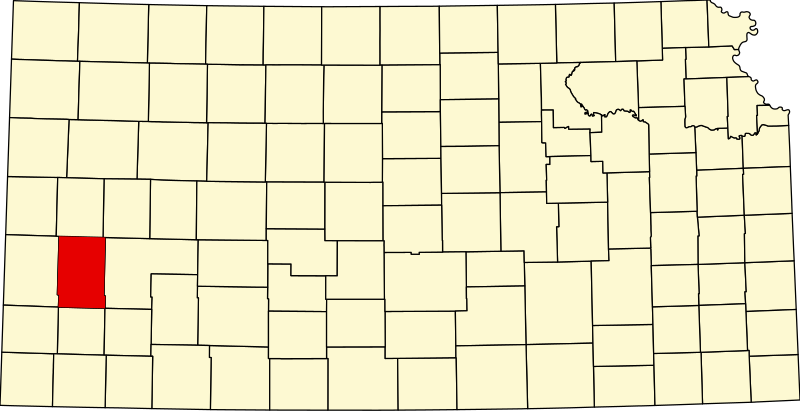 Fil:Map of Kansas highlighting Kearny County.svg
