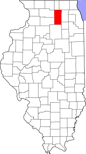 Fil:Map of Illinois highlighting DeKalb County.svg