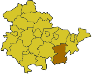 Saale-Orla-Kreis i Thüringen