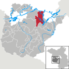 Werders läge i Brandenburg