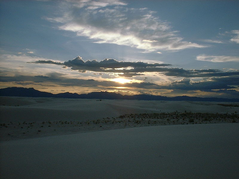 Fil:White Sands Sunset.jpg