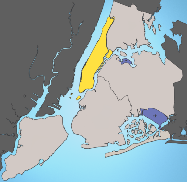 Fil:Manhattan Highlight New York City Map Julius Schorzman.png