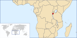 Burundis läge