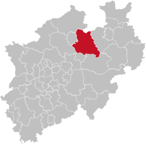 Kreis Warendorf i Nordrhein-Westfalen